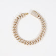 10K YG Cuban links Bustdown Bracelet / 58.3gr / 11mm / 8in / D-10.25Ct