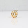 18K Yellow Gold Luxury Hoop Earrings / 2.8gr
