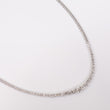 14K WG Lab Diamond Luxury Round Chain / 13.25gr / 2.2mm / 17in / CVD-5.57Ct