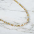14K YG Figaro Link Chain / 13gr / 4mm / 22in /