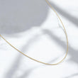 14K Yellow Gold Minicuban Chain / 1.1gr / 0.7mm / 18in