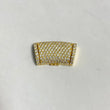 10K Yellow Gold Diamond Sleek Lock Ct Dia / 3gr / 9mm / 0.6in