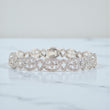 14K WG Diamond Fashion Bracelet / 14.3gr / 9.6mm / 7in / D-1.42Ct