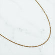10K YG Rope Solid Chain / 5gr / 1.5mm / 26in /