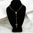 10K YG Rosary Chain / 17.80gr / 4.7mm / 26in