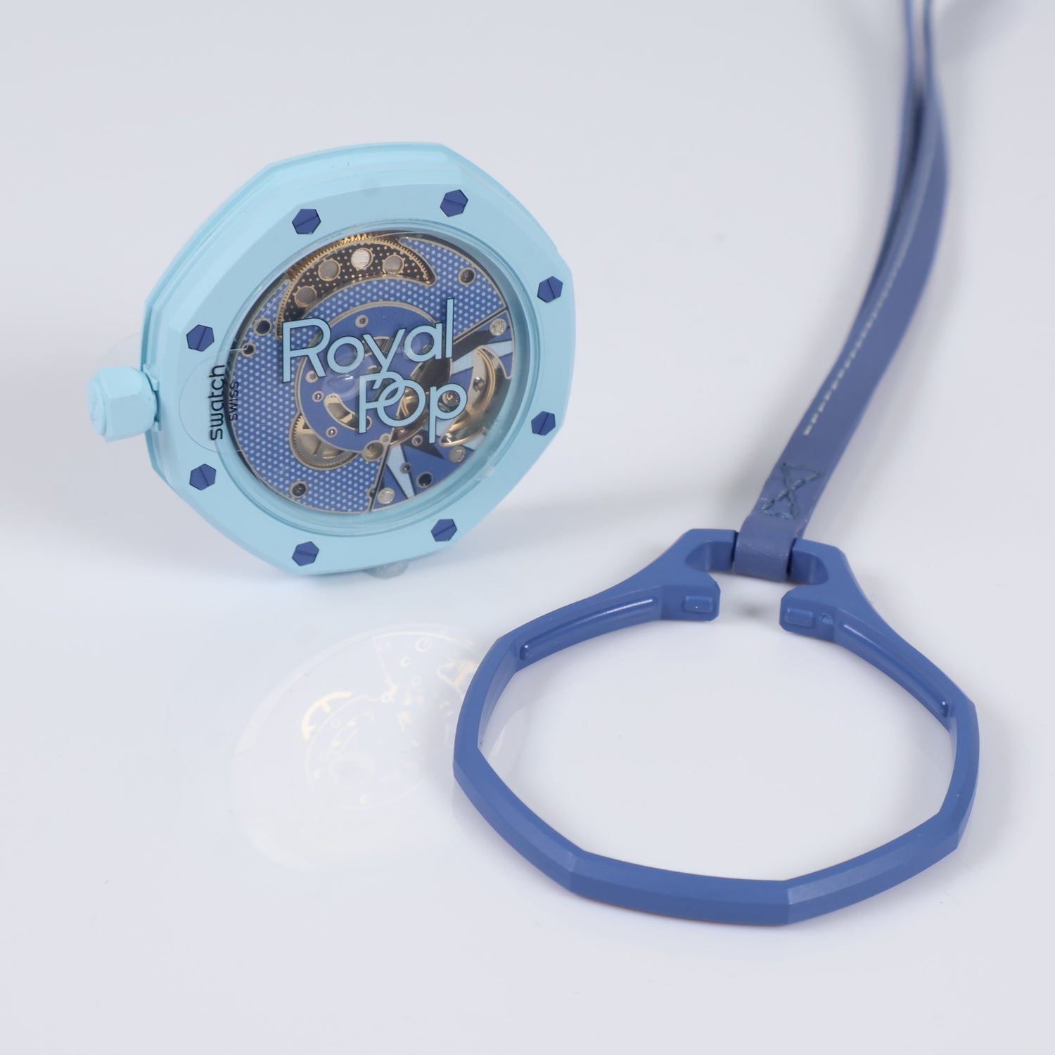 Swatch X Audemars Piguet Bioceramic Royal Pop 'Lan Ba' Watch /  40mm /