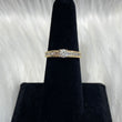 14K Yellow Gold Diamond Luxury Engagement Ring 0.40Ct Wd / 3.5gr / Size 6.5