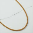 Yellow Gold Over Silver 999 Micro Cuban Links Chain / 27.3gr / 4.3mm / 24in /