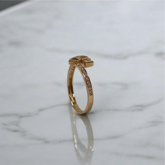 14K YG Mom Ring / 1.62gr / Sz 7