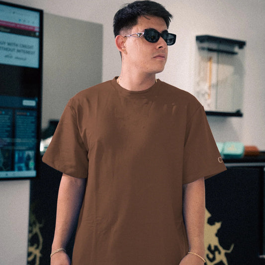 In Gold We Trust Brown T-Shirt