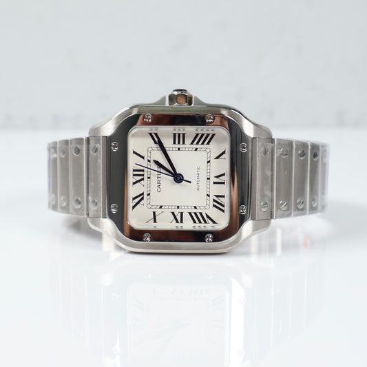 Watch Cartier Santos White Face Lady Watch /  / 36mm /