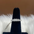 14K White Gold Diamond Flower Wedding Engagement Ring Ct Dia / 5.1gr / Size 7