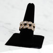 Chain Ring 14K Yellow Gold With Diamond 2,31ct / 7.8gr / Size 10