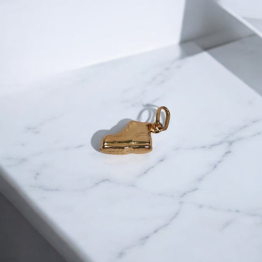 18K YG Shoe Pendant / 2.13gr / 1in /