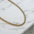 10K YG American Cuban Link Chain / 7.90gr / 4.5mm / 22in