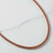 Rose Gold Over Silver 999 Micro Cuban Links Chain / 33.7gr / 5mm / 20in /