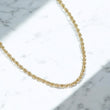 10K YG Hollow Rope Chain / 5.42gr / 3.5mm / 18in /