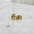 14K YG Vintage Hoop Earrings / 2.26gr / 0.5in /