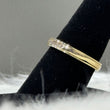 10K Yellow Gold Diamond Fashion Engagement Ring 0.25Ct Dia / 3.7gr / Size 10