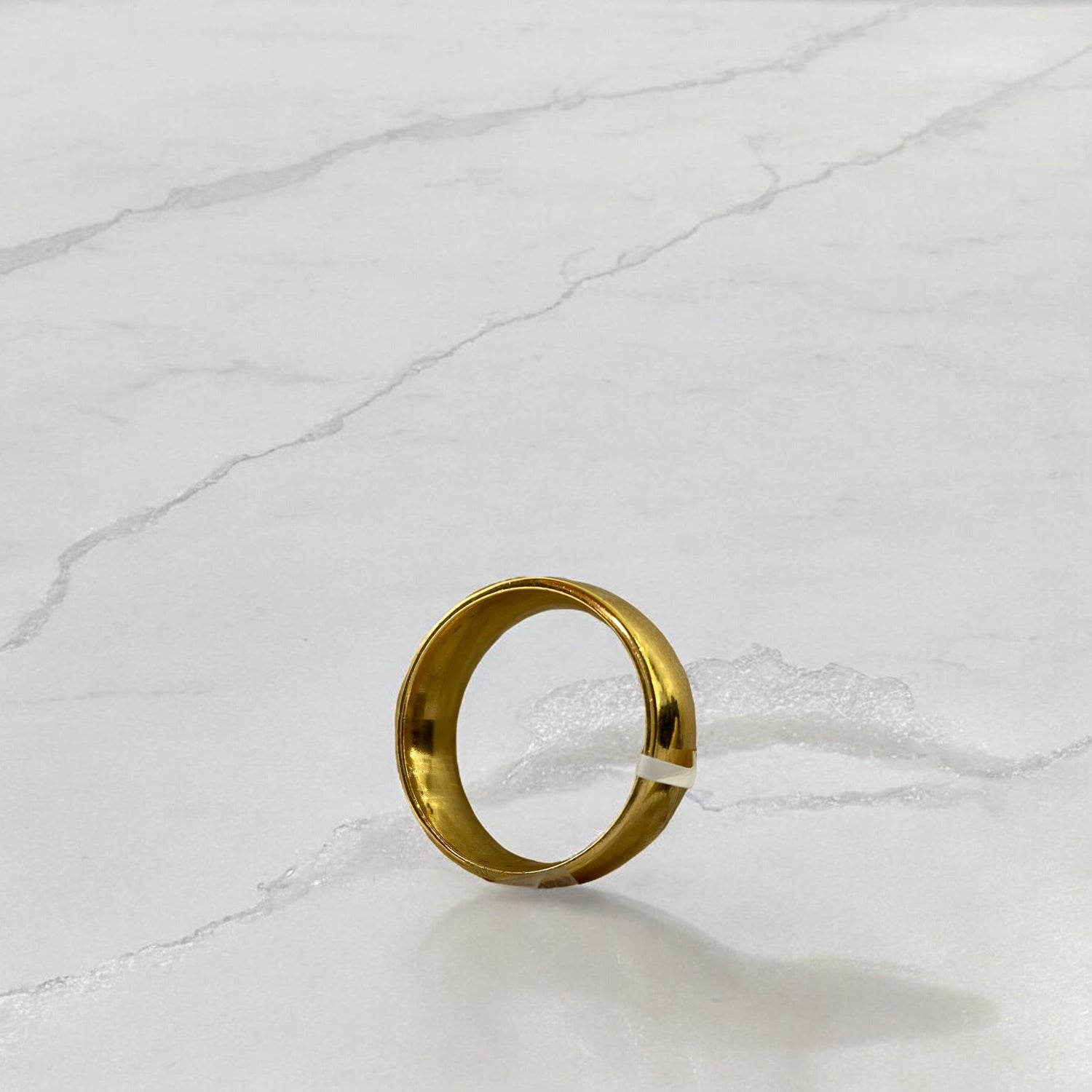 14K Yellow Gold Fashion Engagement Ring / 12.8gr / Size 10