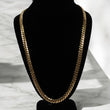 10K YG Cuban Links Chain / 140gr / 8.5mm / 24in /