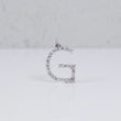 14K WG Lab Diamond Letter G Pendant / 1.35gr / 1in / 0.68 CTTW Lab VS / E-F