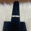 14K White Gold Diamond Luxury Engagement Ring 0.40Ct / 3.2gr / Size 6.5