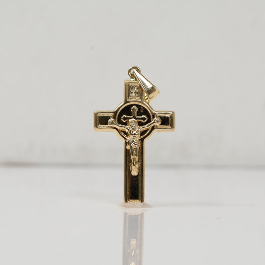18K YG Christ Pendant / 2.34gr / 1.4in /