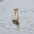 14K YG Letter S Ring / 1.30gr / Sz 7.5