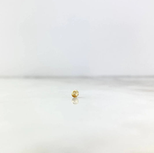 18K YG Diamond Cut Ball Accessory / 0.06gr / 3mm /