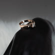 Queen Diamonds Engagement Ring 14K Yellow Gold / 6gr / Size 7.5