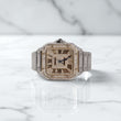 Watch Cartier Santos Bustdown Yellow Gold Roman Dial Watch / 40mm / Wt Dia