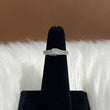 14K White Gold Diamond Luxury Engagement Ring Ct Dia / 3.8gr / Size 4