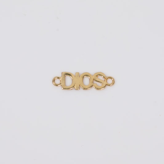 18K YG Silhouette Dios Ironwork / 0.45gr / 0.6in /