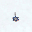 14K Rose Gold Star Of David Pendant With Diamond 0.55Ct / 5gr