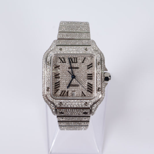 Cartier Santos Bustdown Roman Numbers Watch /  / 40mm /