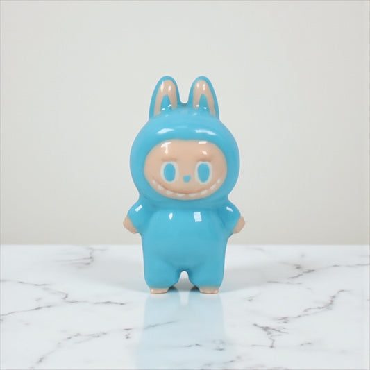 10K YG Sky Blue Labubu Pendant / 5.7gr / 0.9in /