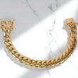 10K YG Cuban Links Bracelet / 83.15gr / 12.5mm / 8in /