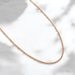 14K RG Rope Solid Chain / 6.18gr / 2mm / 16in /