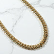 10K YG Cuban Links Chain / 163.6gr / 10.2mm / 24in /