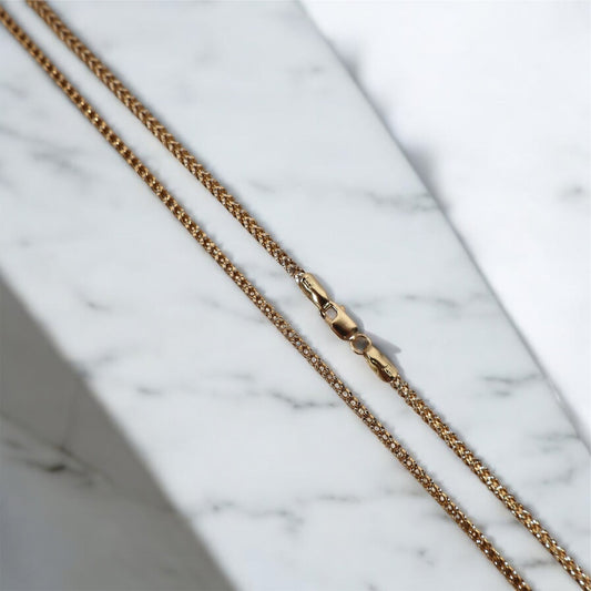 10K YG Franco Link Chain / 4.73gr / 1.9mm / 16in