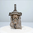 Jesus Pendant 14K Yellow Gold With Diamond / 2.85Ct Dia / 12.6gr