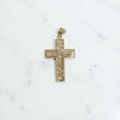 10K YG Crusifix Pendant / 2.23gr / 1.5in /
