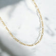 14K Yellow Gold Figaro Chain / 4.3gr / 2.5mm / 18in