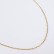 18K YG Paper Clip Chain / 2.5gr / 1.5mm / 18in /