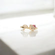 10K YG Diamond HK - Letter P Rings / 2.22gr / Sz 6 3/4 / 0.13Wt Dia