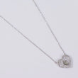 14K WG Diamond Heart Set Jewelry / 2.37gr / 1mm / 18in / 0.50Ct / VS2-SI / G-H