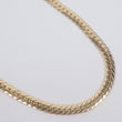 14K YG Cuban Links Hollow Chain / 16.2gr / 10mm / 17.5in /