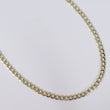 14K YG American Cuban Hallow Chain / 8.8gr / 5.4mm / 22in /