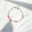 14K YG Baby Colors fish Bracelet / 1gr / 1.9mm / 5.5in /